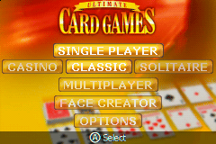 Ultimate Card Games screenshot 3 for GameBoy Advance